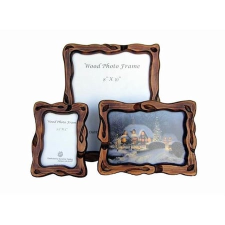 Sunshine Trading Sunshine Trading ST-23-5 Handmade Wood Photo Frame - 3.5 x 5 Inch ST-23-5